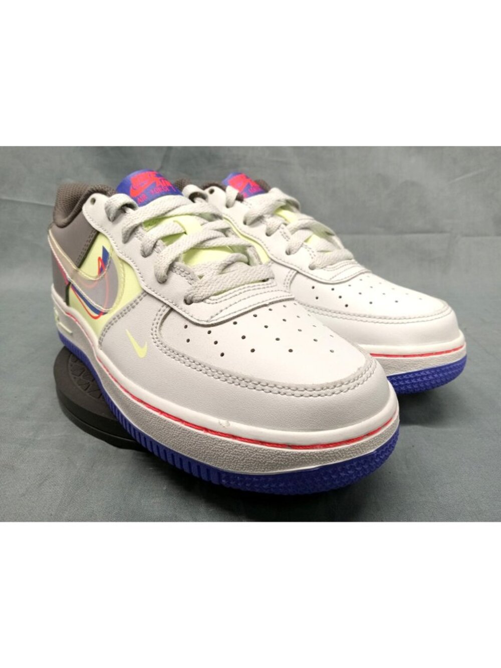 Nike Air Force 1 Dunk It (GS) Sneakers Platinum Violet Boys Size 5 NEW NO BOX! - Picture 10 of 11